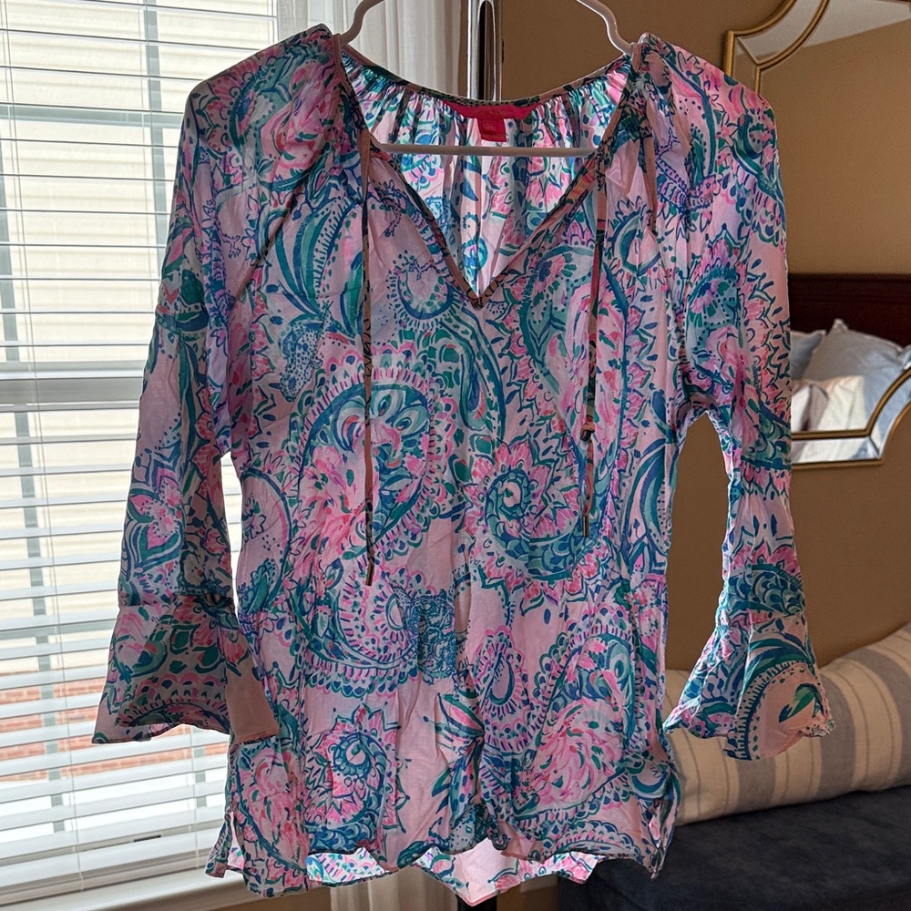 Lilly Pulitzer Willa Top size M